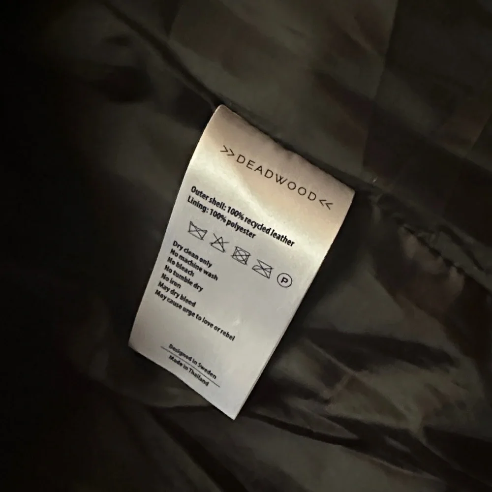 Deadwood leather jacket w/ tags - Picture 7 of 12